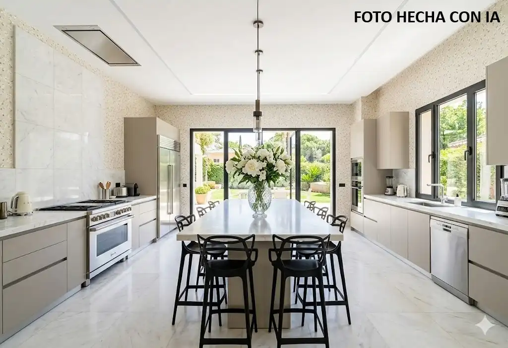 Cuina de Casa o xalet en venda en Pozuelo de Alarcón amb Aire condicionat, Calefacció i Jardí privat