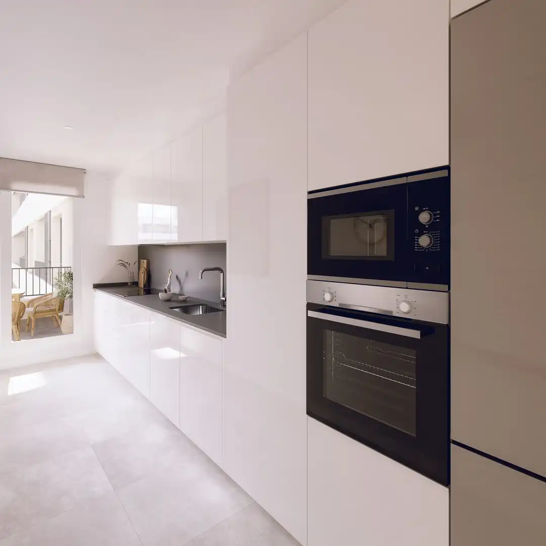 Cocina de Apartamento en venta en Málaga con Terraza y Trastero