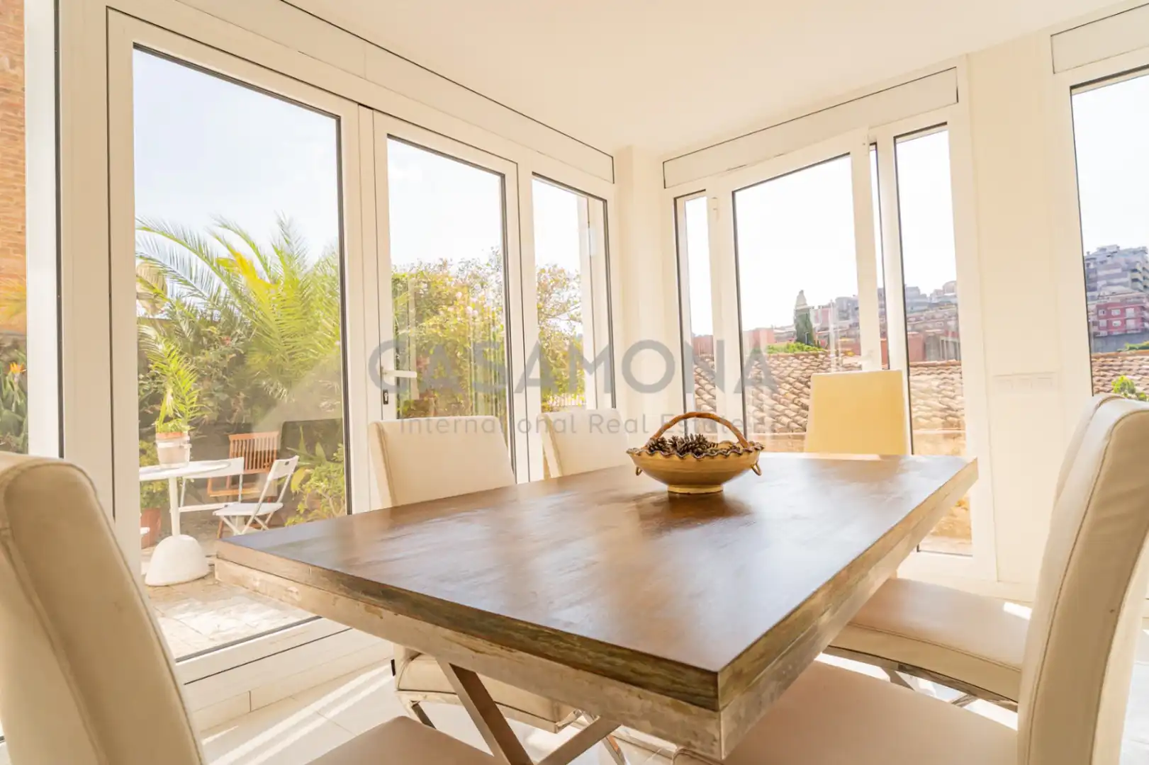 Dining room of Houses for rent to own in Barcelona  with Air Conditioner, Heating and Private garden