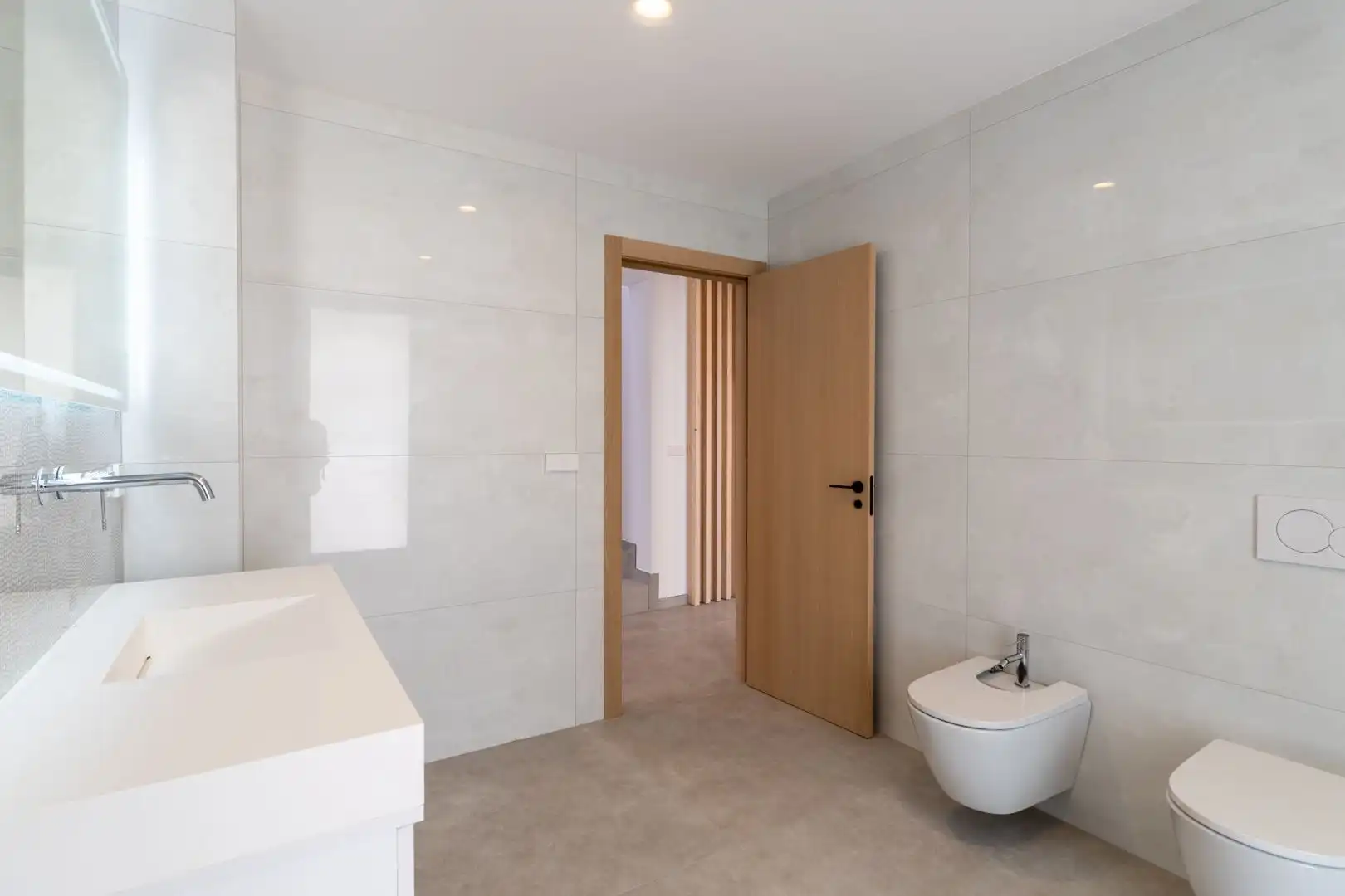 Badezimmer von Haus oder Chalet zum Verkauf in Moraira mit Klimaanlage, Privatgarten und Terrasse
