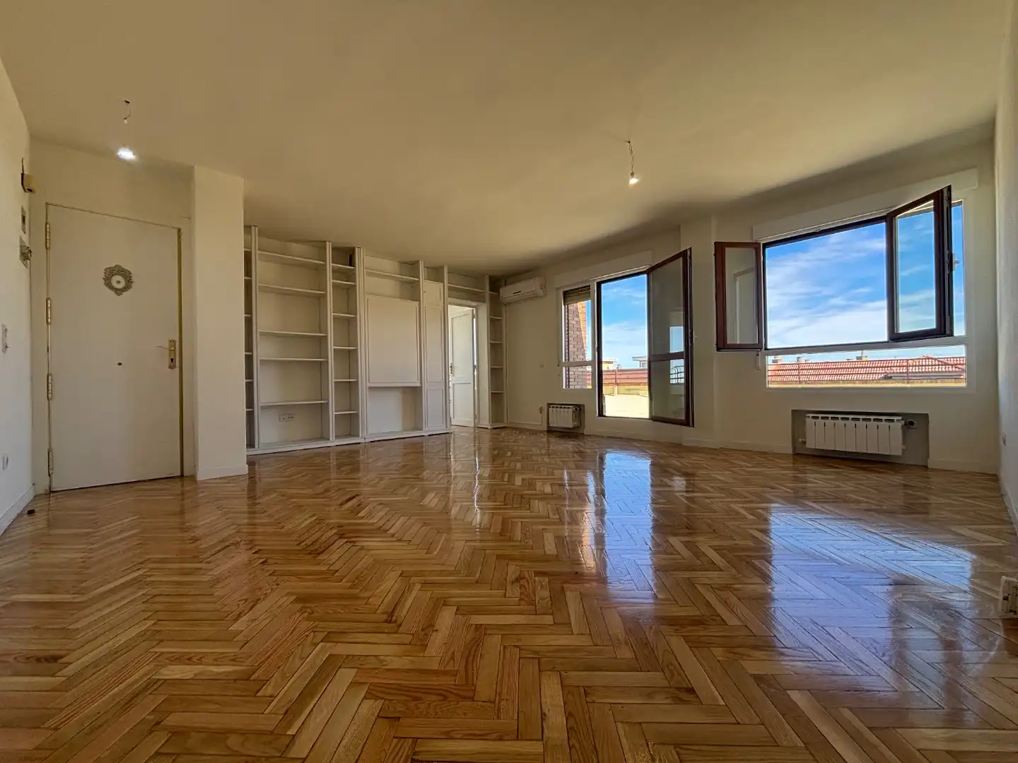 Sala d'estar de Àtic de lloguer en Ezequiel González - Conde de Sepúlveda