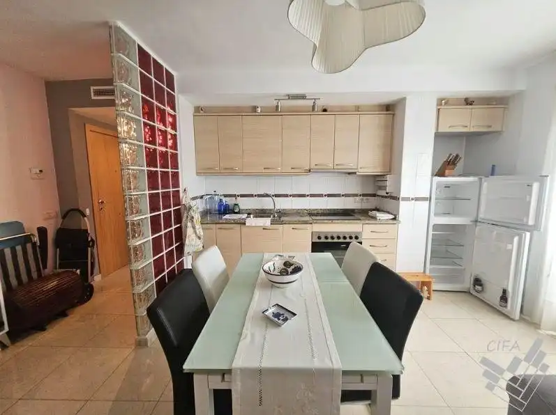 Cocina de Apartamento en venta en Benicarló con Aire acondicionado, Calefacción y Amueblado