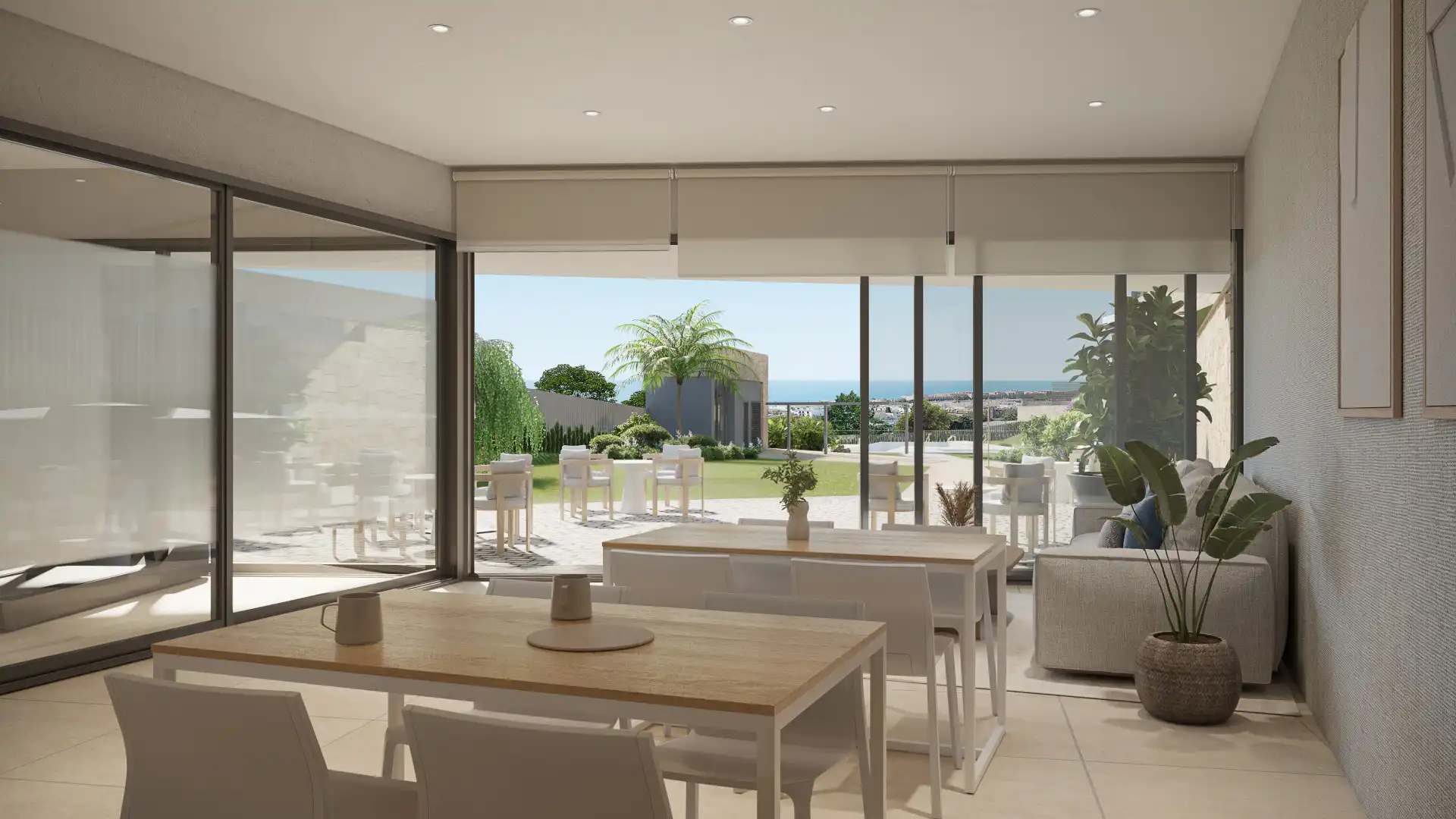 Menjador de Apartament en venda en Estepona amb Terrassa, Traster i Piscina