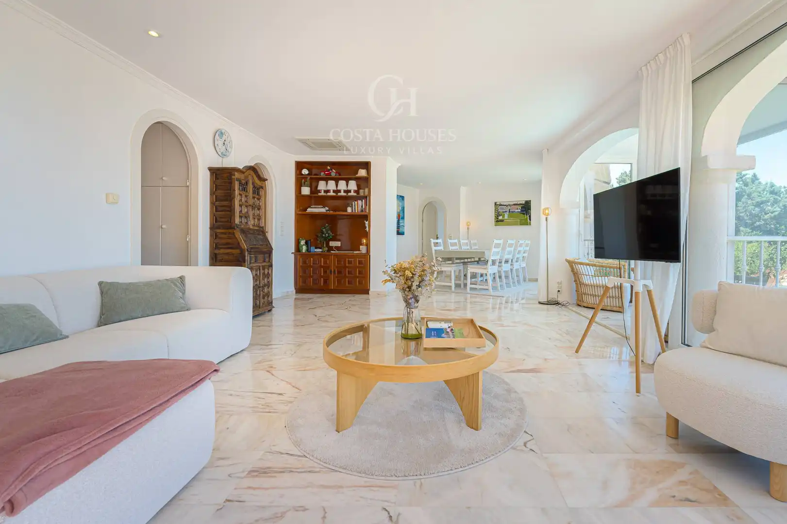 Living room of Houses for sale in Dénia  with Air Conditioner, Heating and Private garden