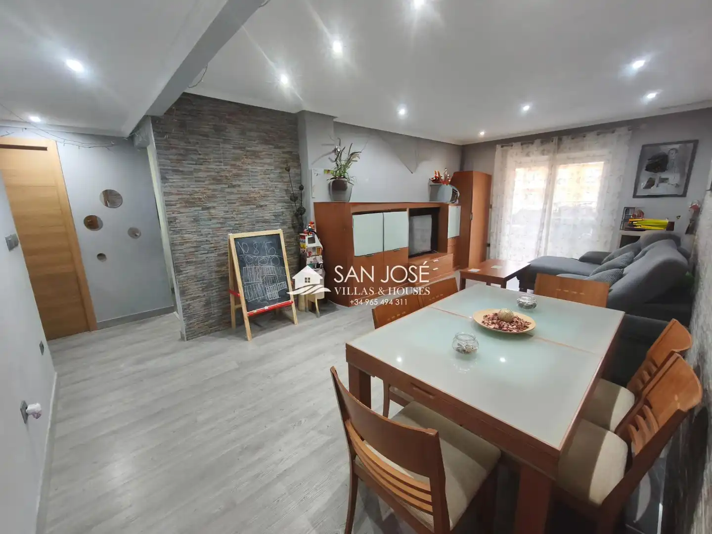 Sala de estar de Piso en venta en Aspe con Aire acondicionado, Jardín privado y Balcón