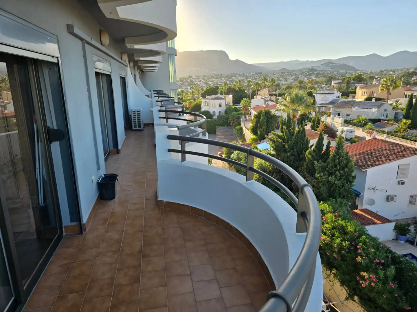 Terrace of Apartments for sale in Calpe / Calp  with Air Conditioner, Heating and Private garden