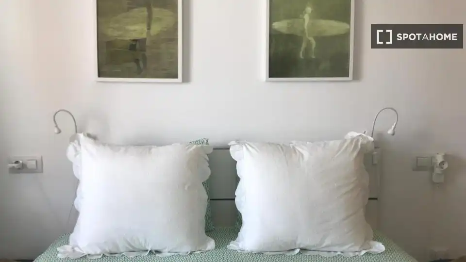 Habitación de Piso de alquiler en Oliva con Aire acondicionado, Calefacción y Amueblado