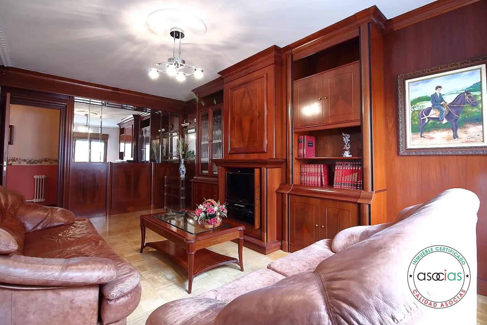 Sala de estar de Piso en venta en Gijón  con Calefacción y Parquet
