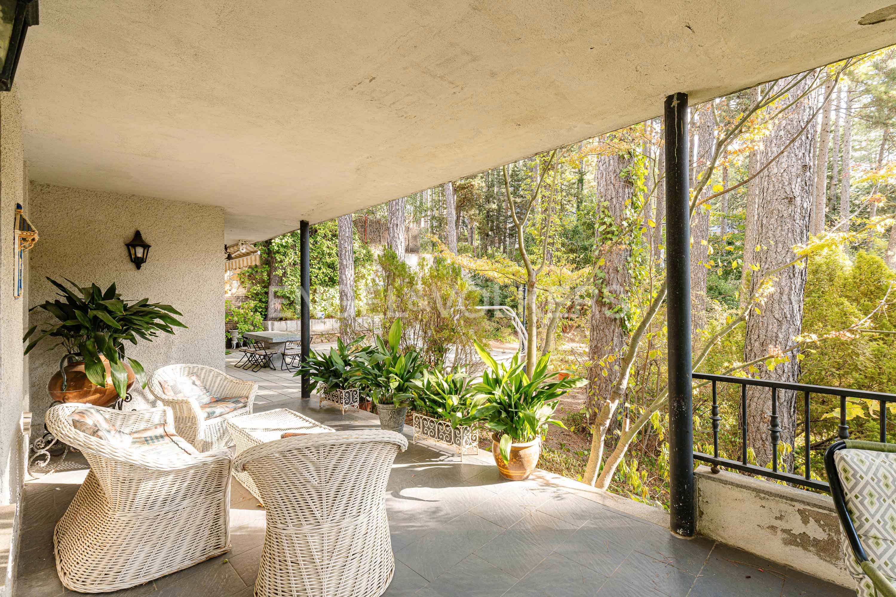 Terrace of House or chalet for sale in San Lorenzo de El Escorial  with Heating, Private garden and Terrace