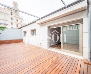 Terrace of Attic to rent in  Valencia Capital  with Air Conditioner and Terrace