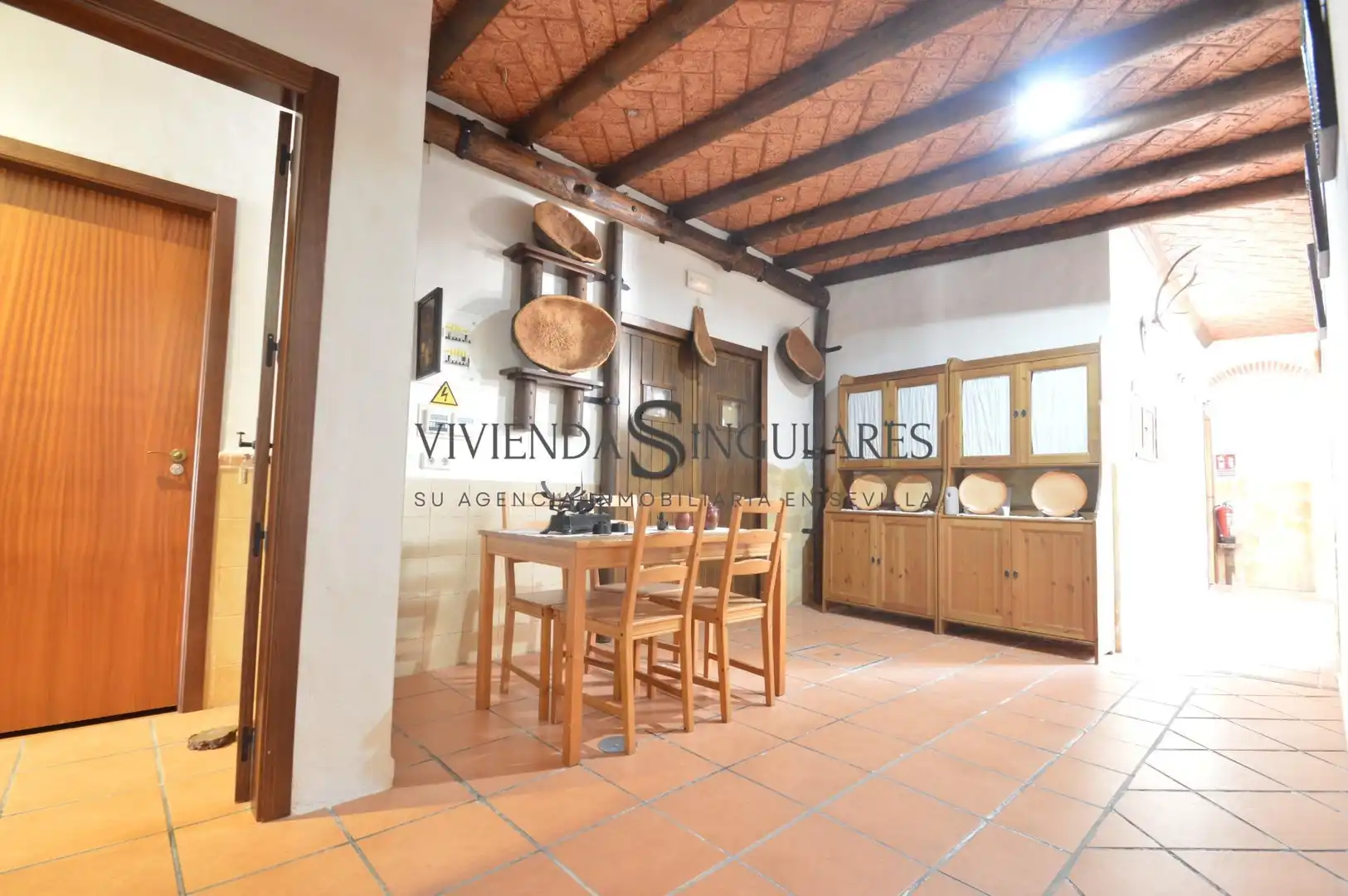 Kitchen of Houses for sale in Arroyomolinos de León  with Air Conditioner, Terrace and Furnished
