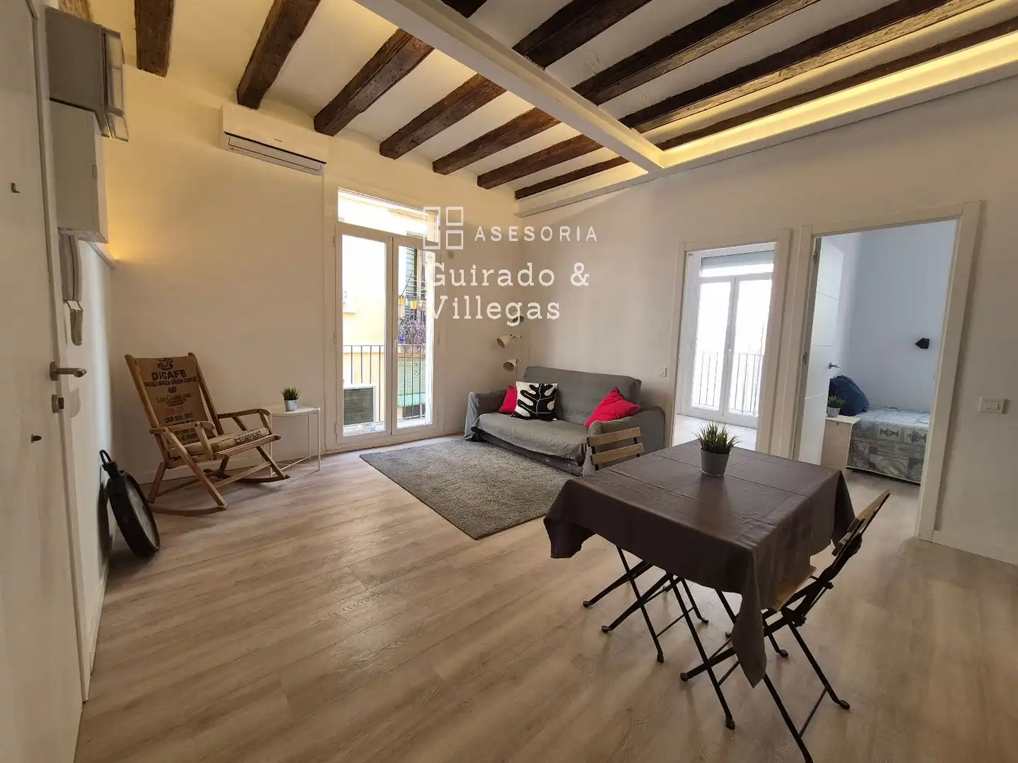 Vista exterior de Piso en venta en Barcelona con Aire acondicionado, Parquet y Terraza