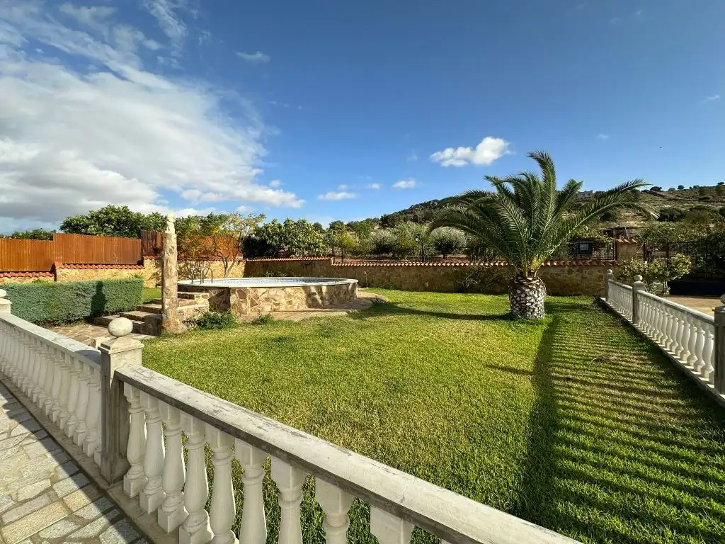 Jardí de Casa o xalet en venda en Magacela amb Jardí privat, Terrassa i Piscina