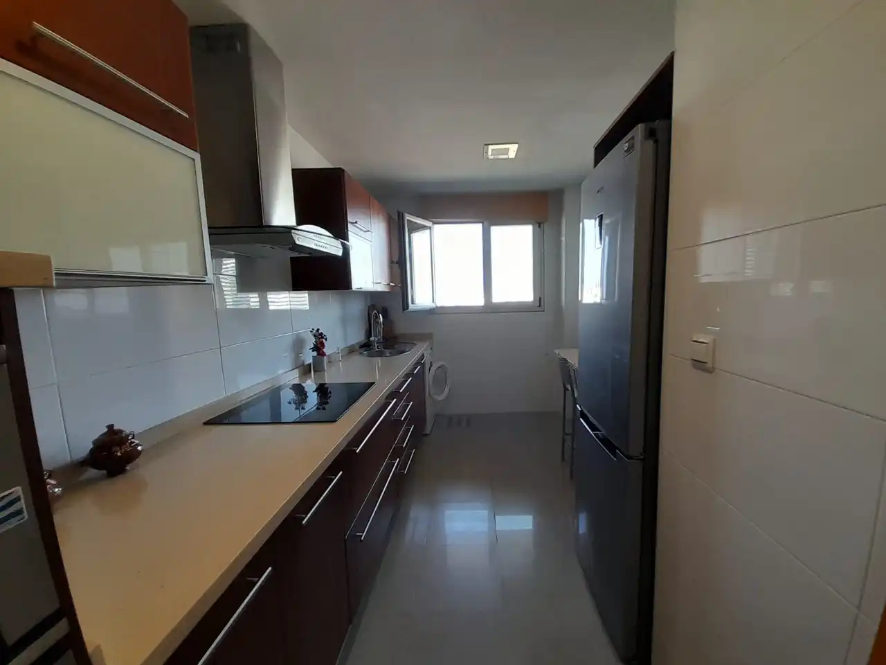 Cocina de Piso de alquiler en Málaga con Calefacción, Parquet y Lavadora