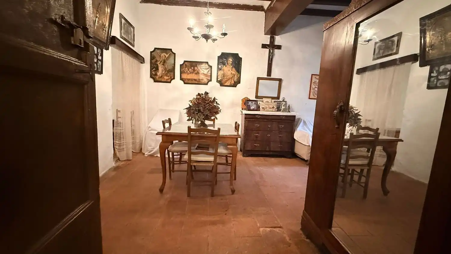 Menjador de Casa o xalet en venda en Mosqueruela amb Jardí privat, Terrassa i Traster