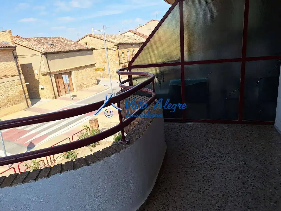 Balcony of Flat for sale in Cuzcurrita de Río Tirón  with Heating and Furnished
