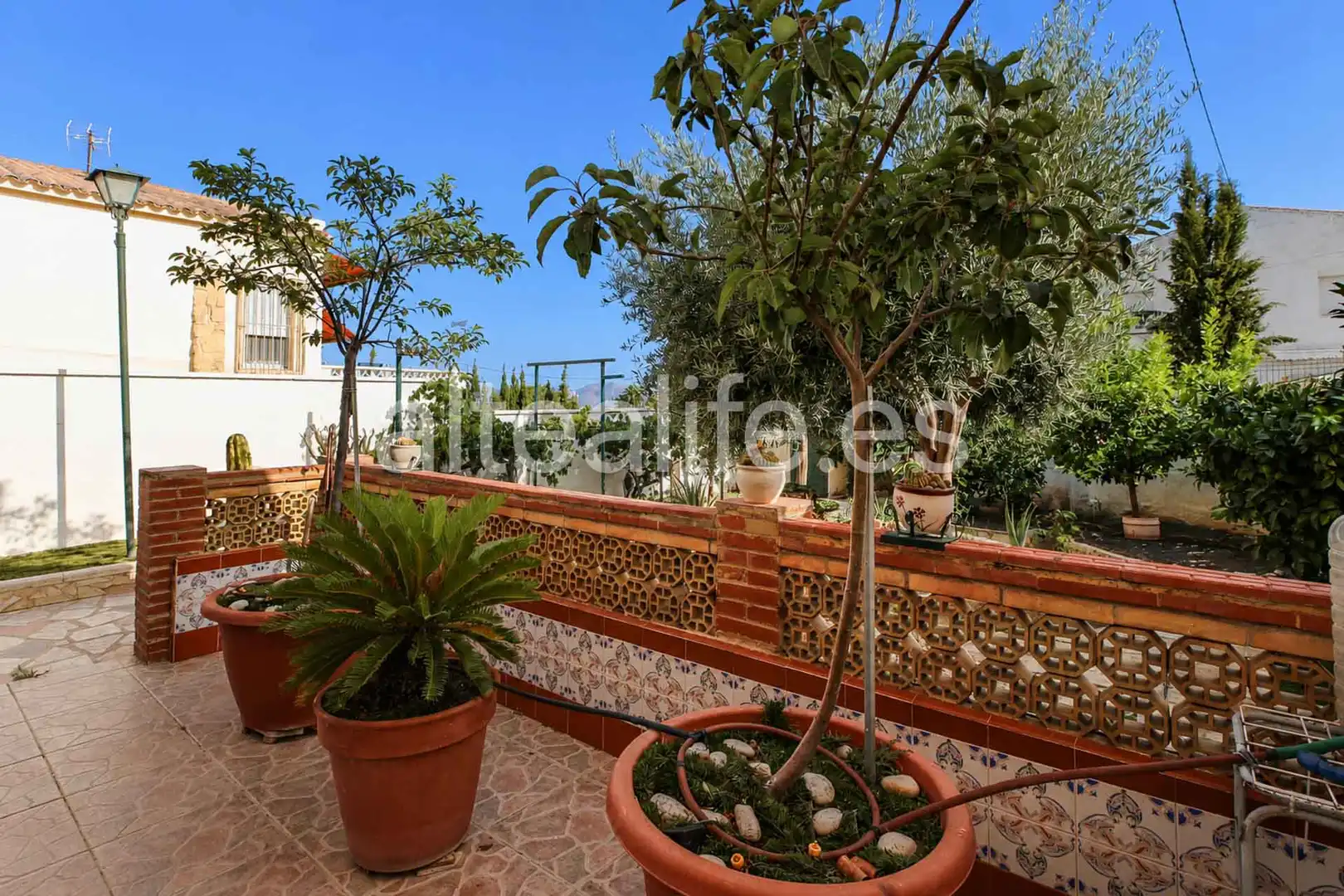 Jardí de Casa o xalet en venda en La Nucia amb Aire condicionat, Jardí privat i Terrassa