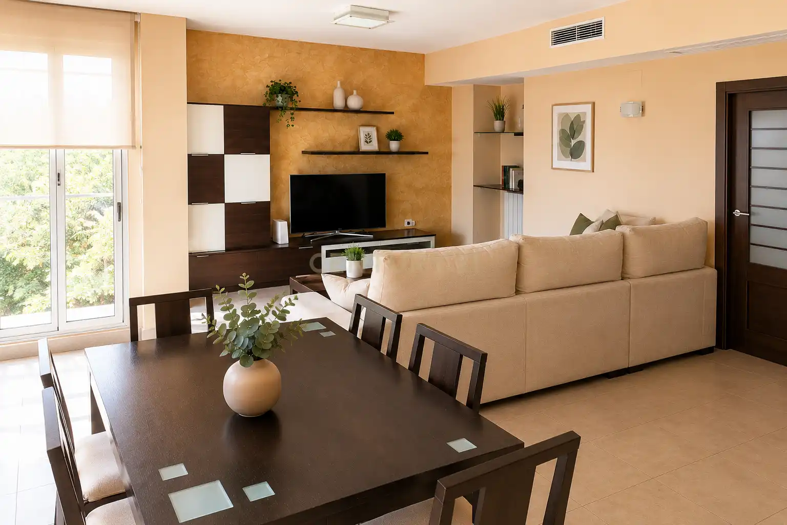 Sala de estar de Apartamento en venta en Burjassot con Aire acondicionado y Trastero