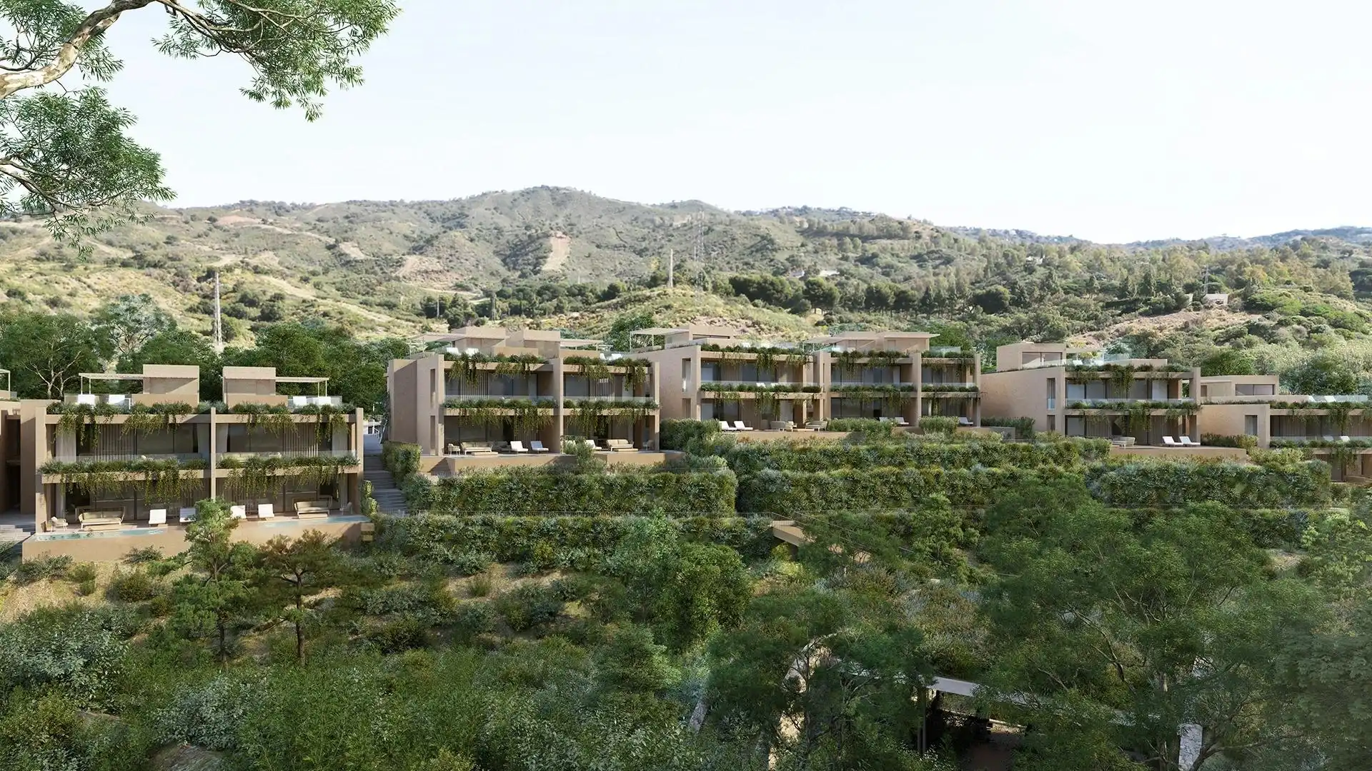 Vista exterior de Planta baja en venta en Marbella con Aire acondicionado, Calefacción y Jardín privado