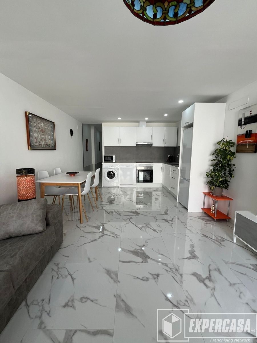 Kitchen of Flat to rent in  Valencia Capital  with Air Conditioner, Terrace and Furnished