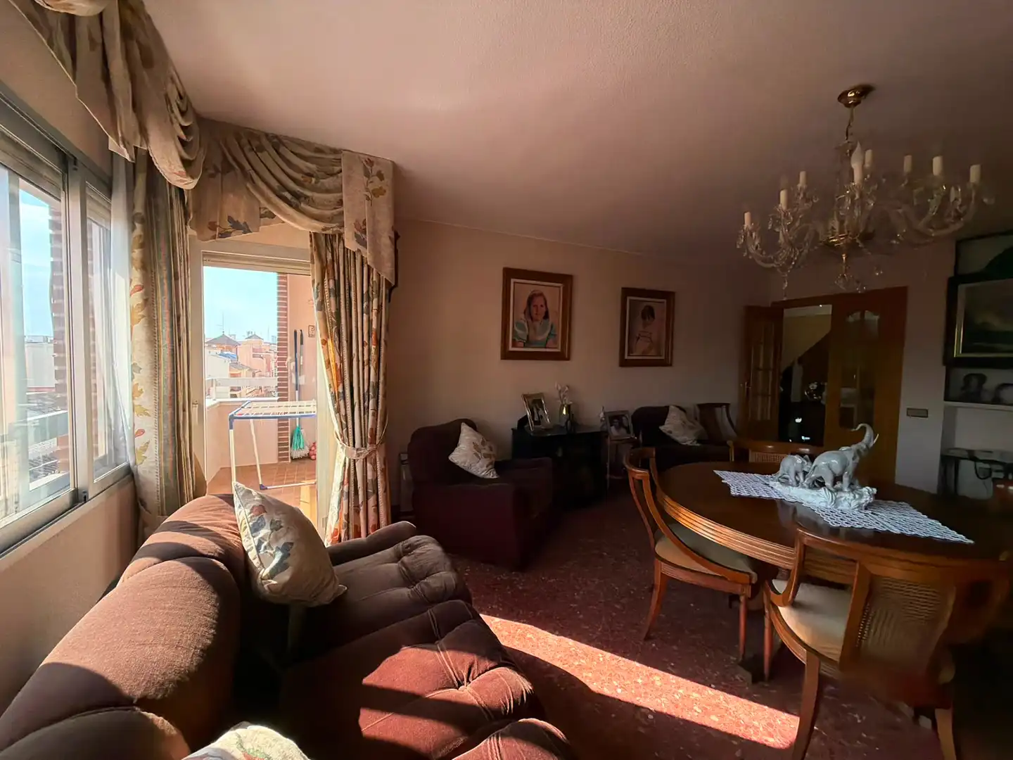 Sala de estar de Piso en venta en Burjassot con Aire acondicionado y Balcón