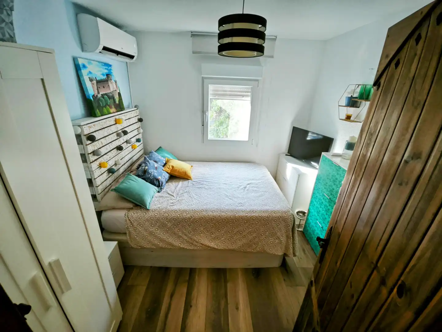 Bedroom of Detached homes for sale in Móstoles  with Air Conditioner, Heating and Private garden