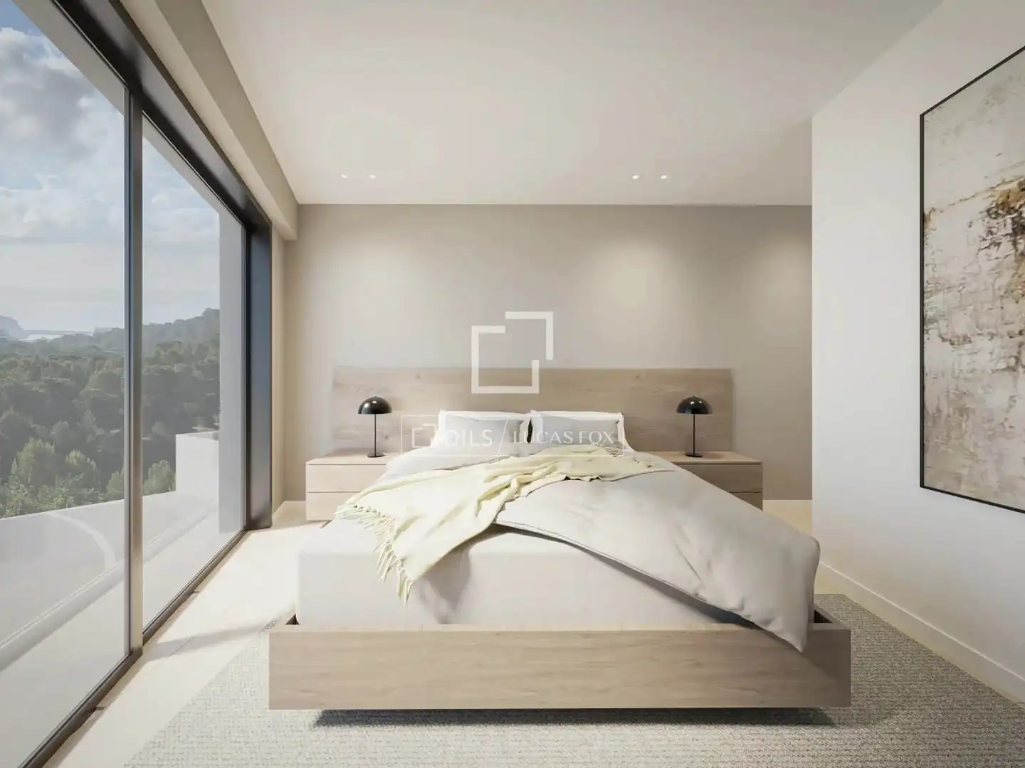 Dormitori de Casa o xalet en venda en  Palma de Mallorca amb Aire condicionat, Calefacció i Jardí privat