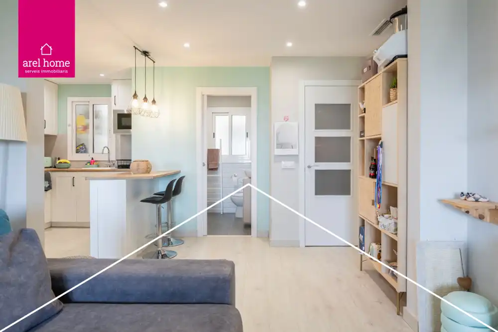 Küche von Wohnung zum Verkauf in Esplugues de Llobregat mit Klimaanlage, Heizung und Parkett