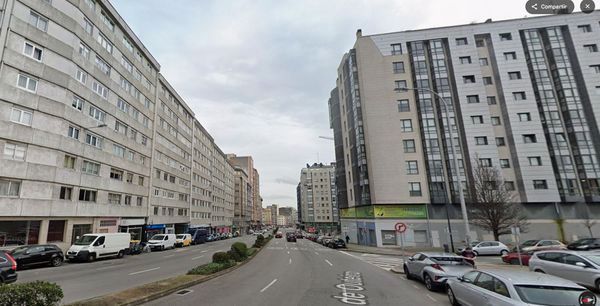 Exterior view of Flat for sale in A Coruña Capital   with Parquet flooring