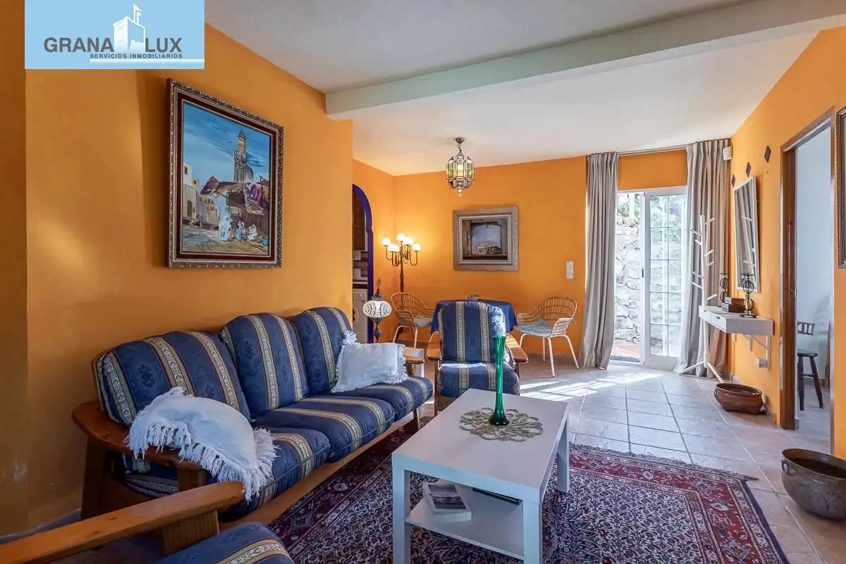 Living room of Houses for sale in Almuñécar  with Air Conditioner, Heating and Private garden