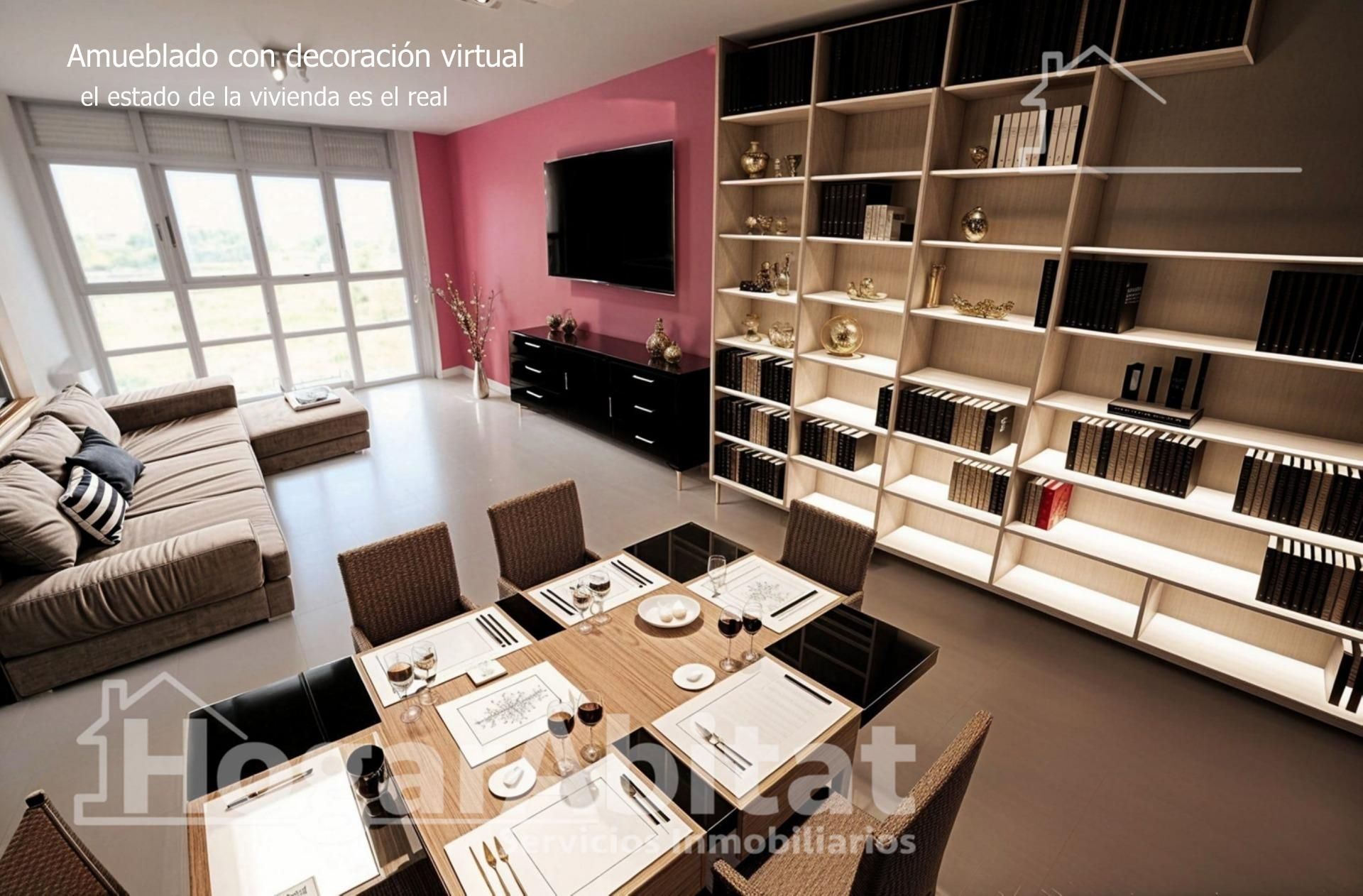 Dining room of Flat for sale in  Valencia Capital  with Air Conditioner, Heating and Storage room