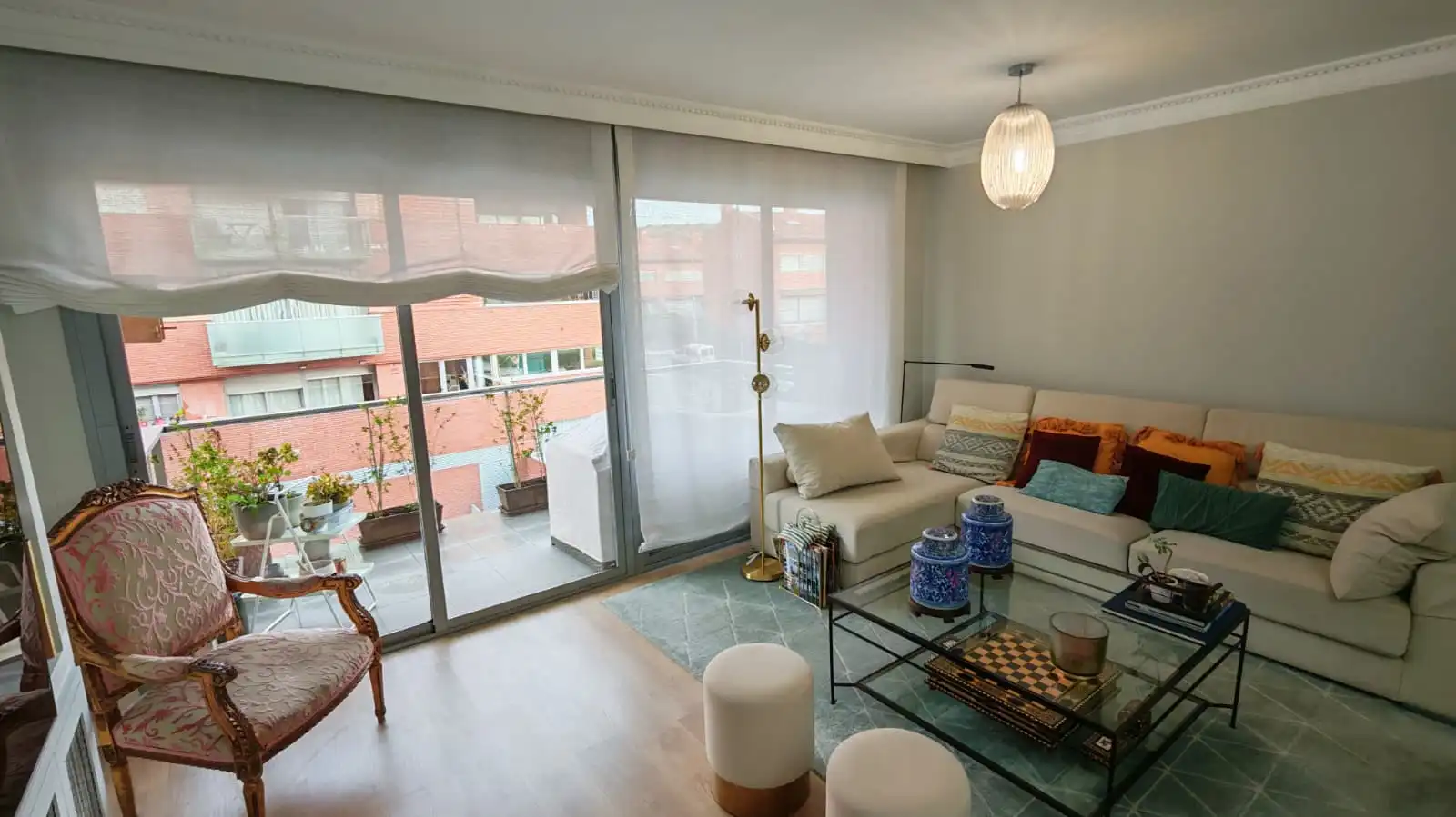 Living room of Flat for sale in Guadalajara  with Air Conditioner, Heating and Terrace