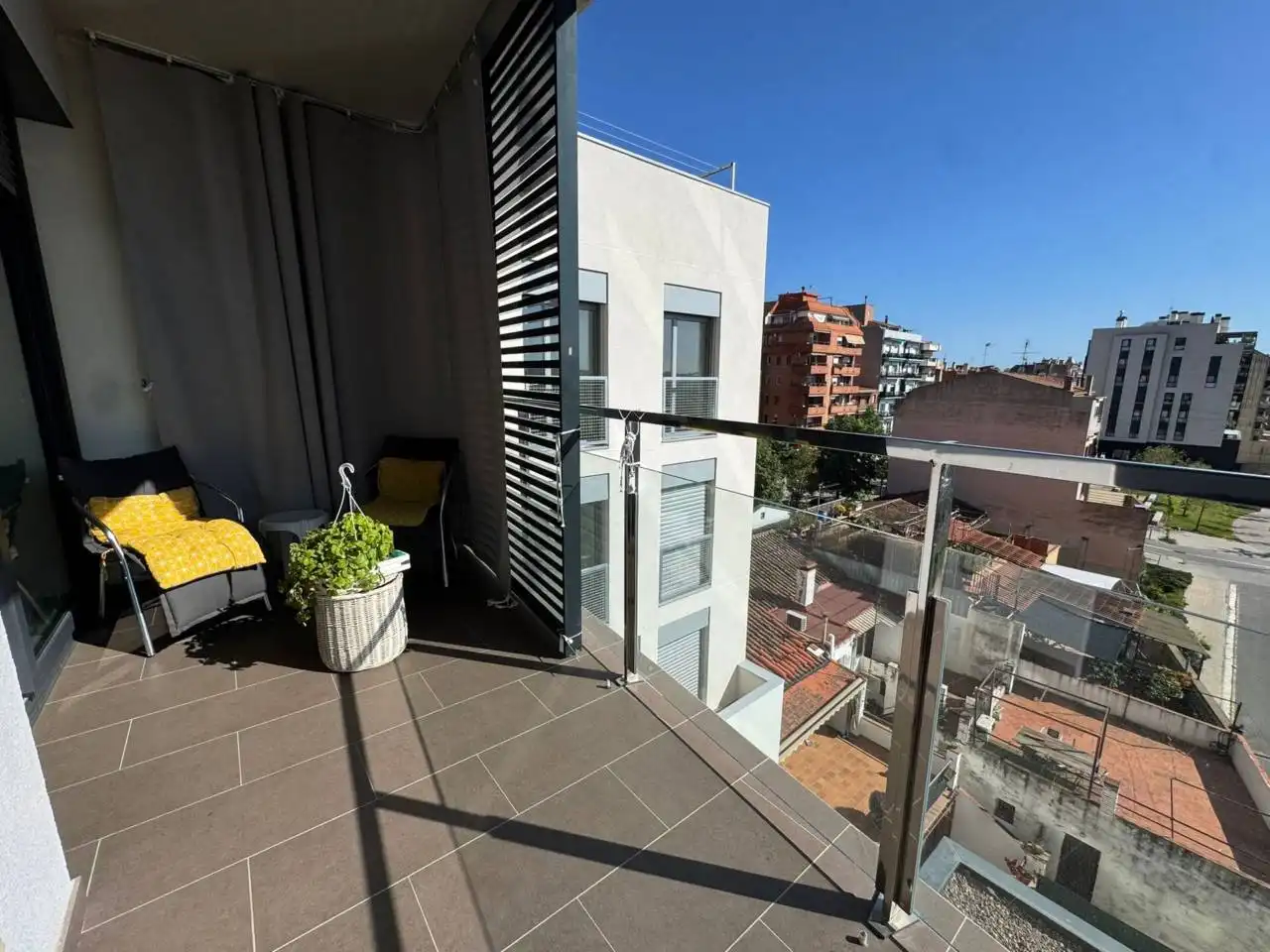 Terrasse von Wohnung zum Verkauf in Granollers mit Klimaanlage, Heizung und Parkett