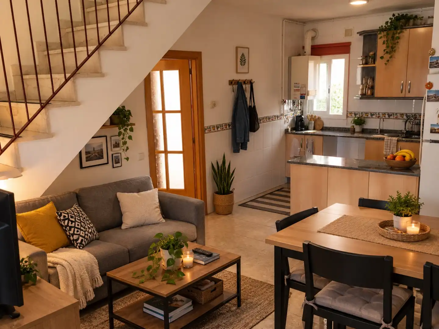 Sala d'estar de Dúplex en venda en Llinars del Vallès, Barcelona