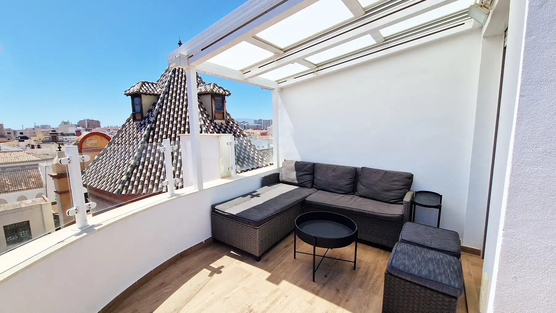 Terrace of Attic for sale in Málaga  with Air Conditioner, Terrace and Furnished