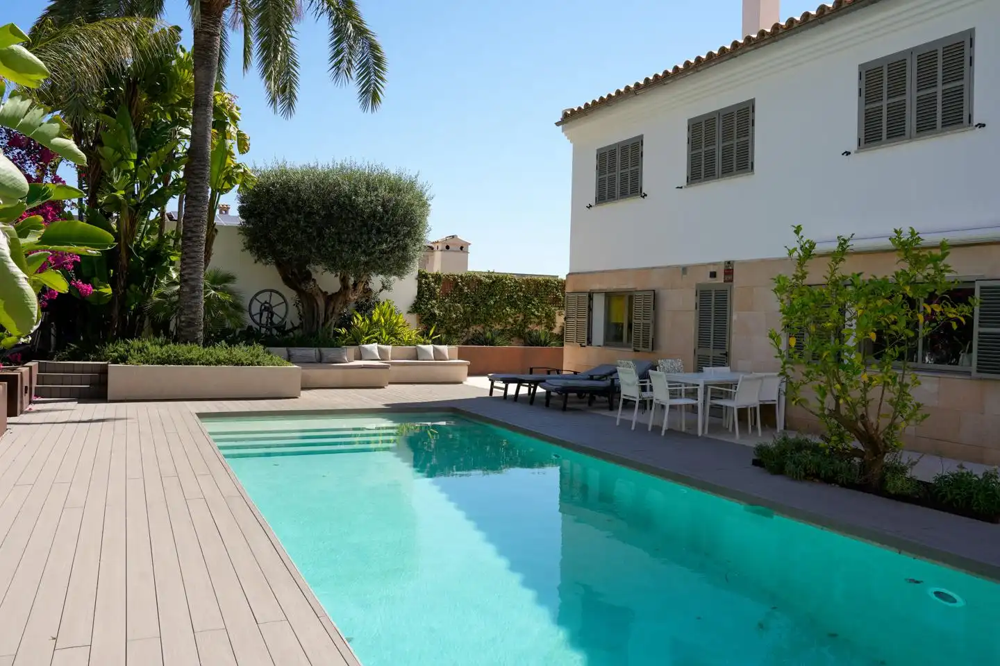 Piscina de Casa o chalet en venta en  Palma de Mallorca con Aire acondicionado, Calefacción y Jardín privado