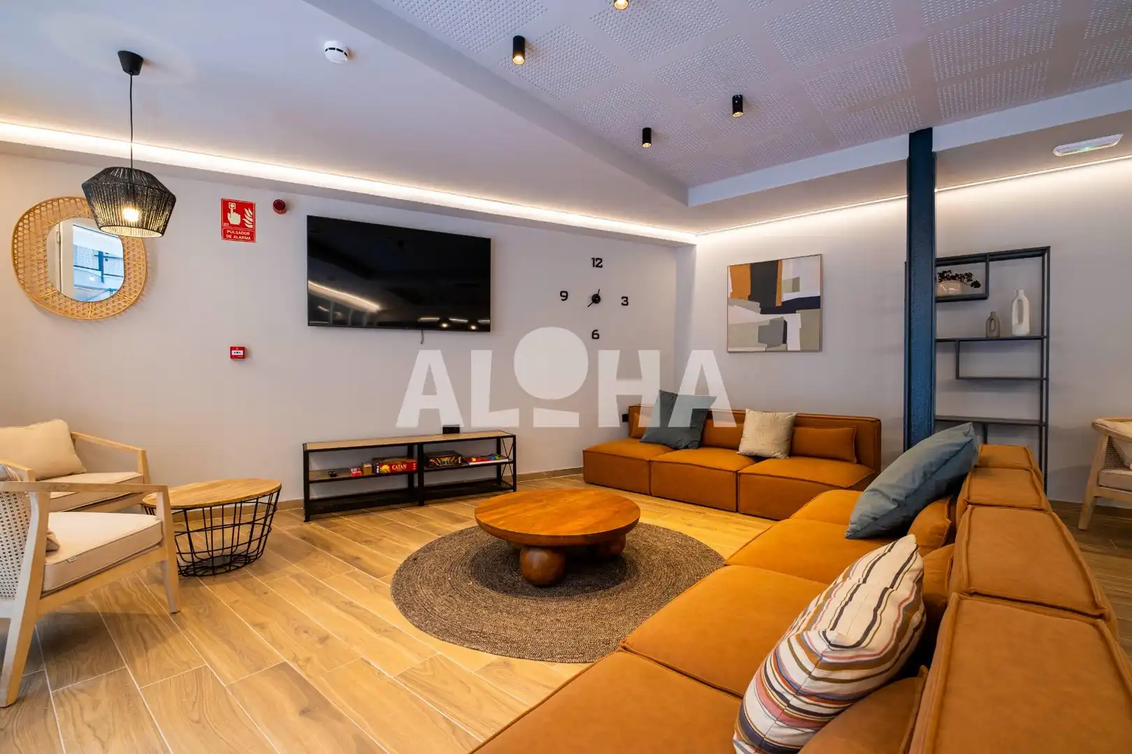 Wohnzimmer von Wohnung zur untervermieten in Alfara del Patriarca mit Klimaanlage, Heizung und Terrasse