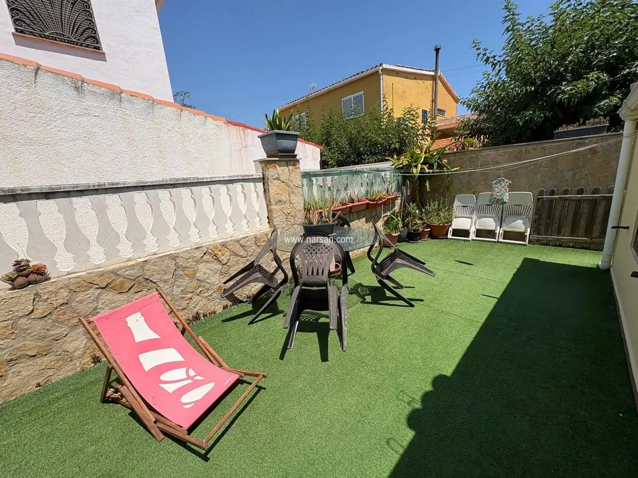 Terrassa de Casa adosada en venda en Benicasim / Benicàssim amb Aire condicionat, Jardí privat i Terrassa