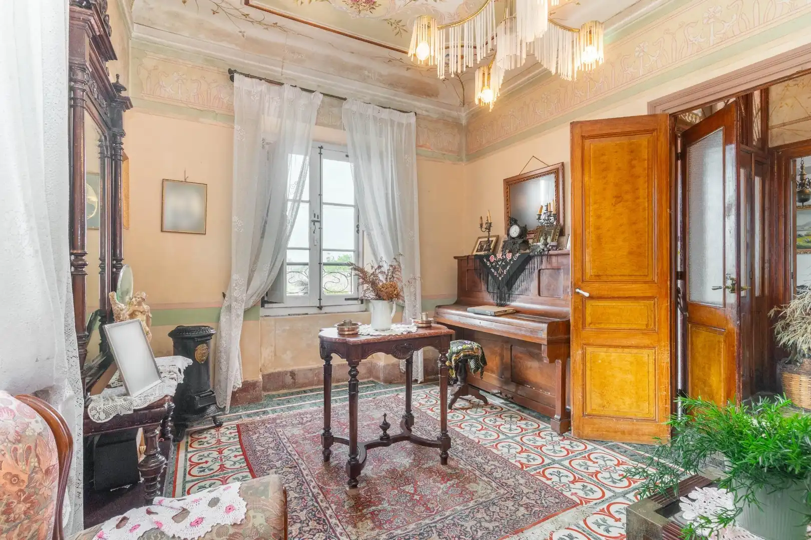 Sala de estar de Casa o chalet en venta en Tapia de Casariego con Jardín privado, Amueblado y Balcón