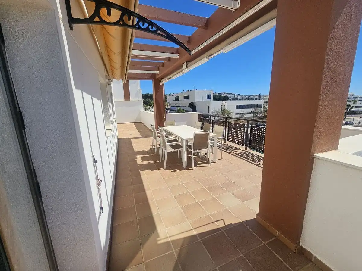 Terrasse von Dachboden zur Miete in Mijas mit Klimaanlage, Heizung und Terrasse