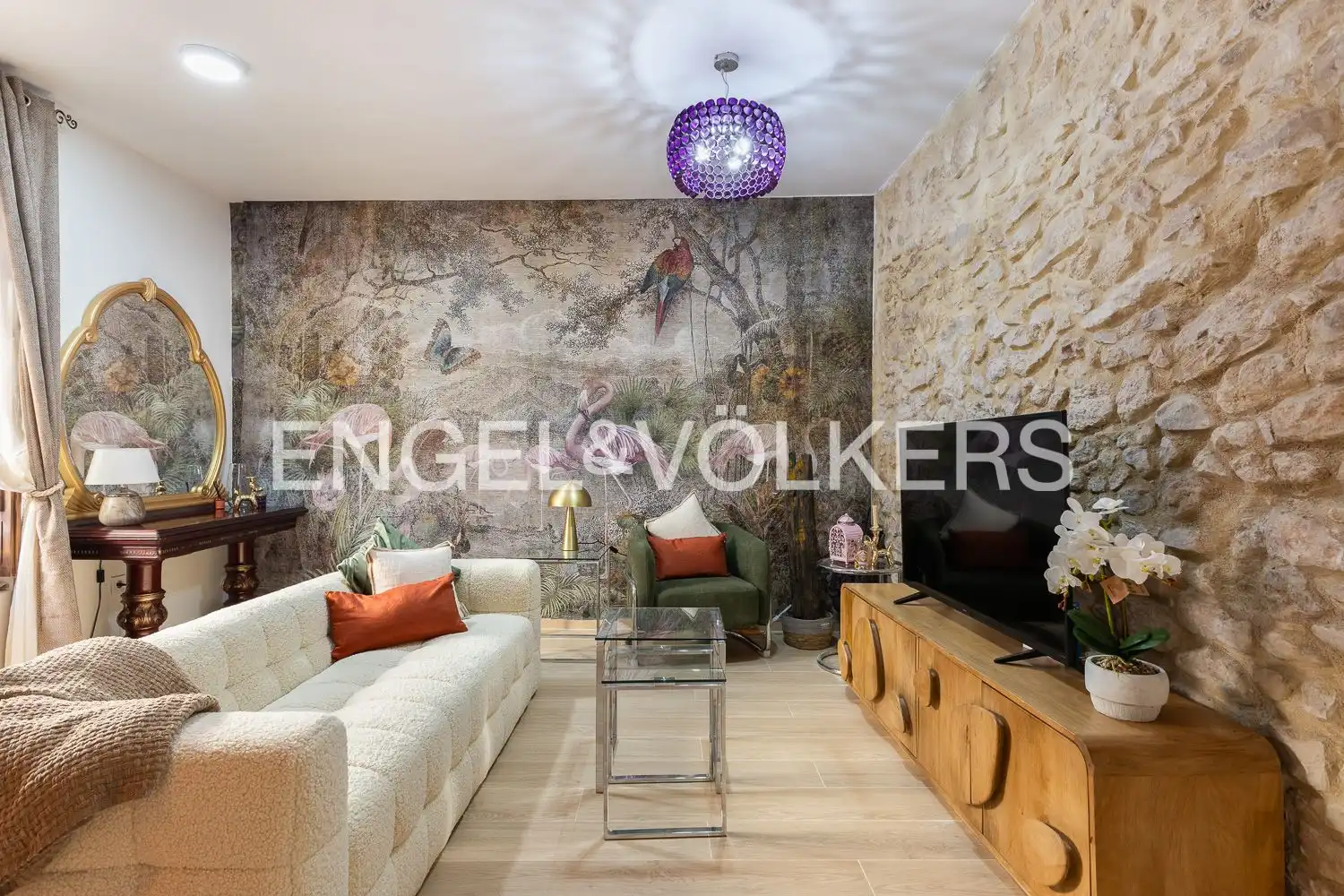 Sala de estar de Casa o chalet de alquiler en Bétera con Aire acondicionado, Calefacción y Jardín privado