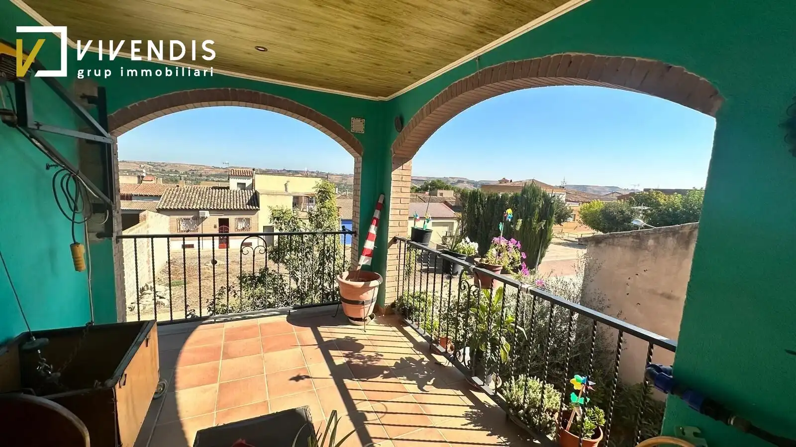 Terraza de Casa o chalet en venta en Fraga con Aire acondicionado, Calefacción y Jardín privado