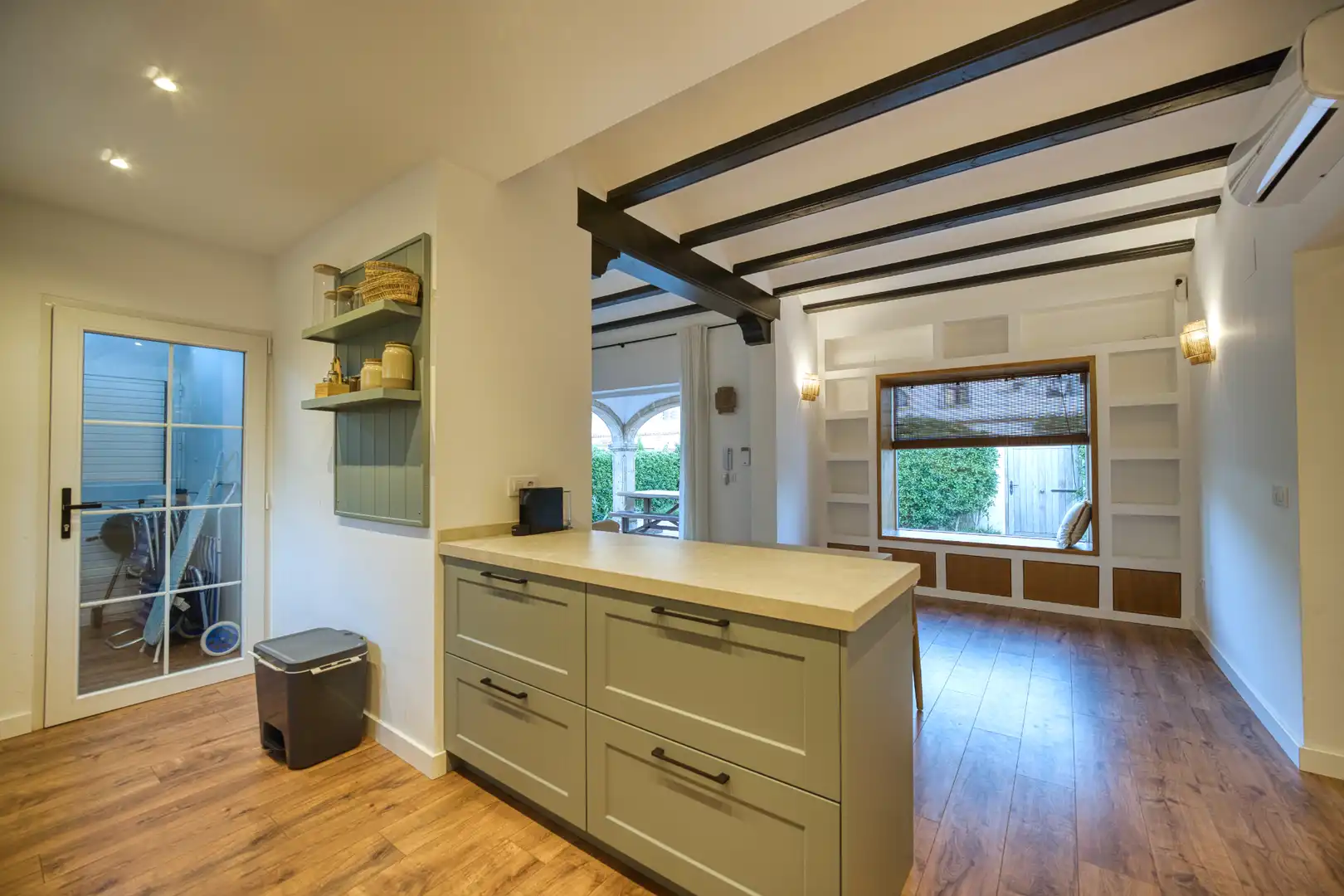 Kitchen of Houses for rent in Jávea / Xàbia  with Air Conditioner, Private garden and Parquet flooring