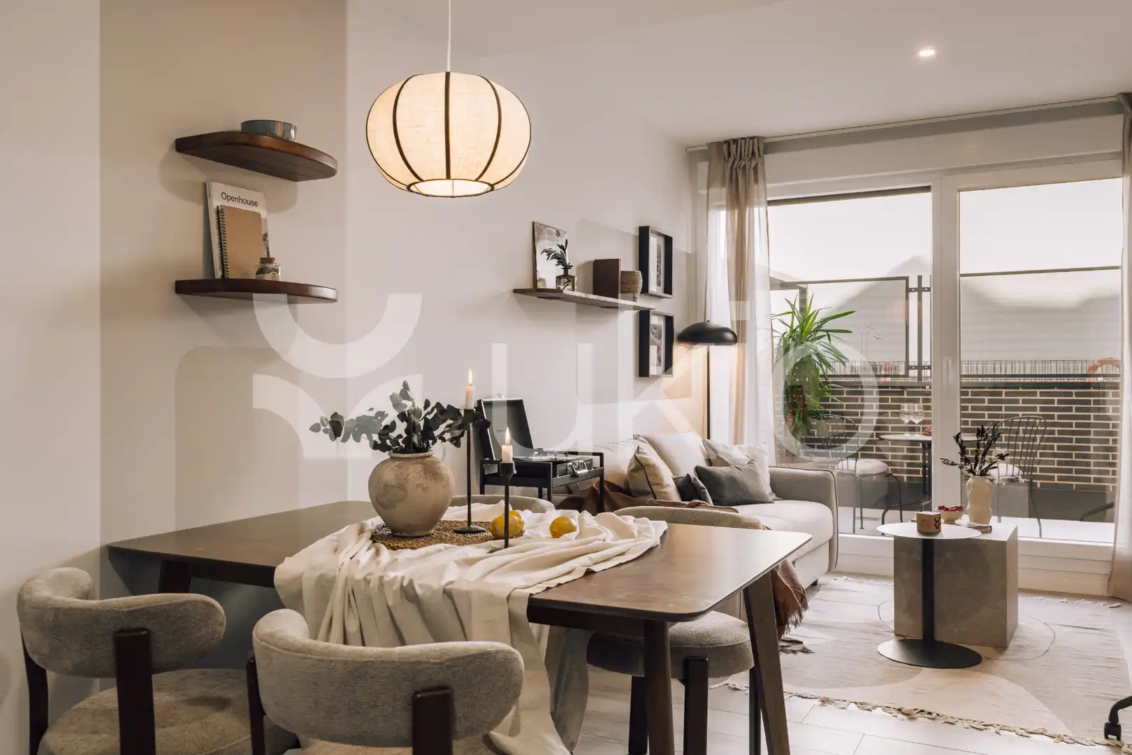 Sala d'estar de Apartament de lloguer en Madrid amb Aire condicionat, Calefacció i Terrassa