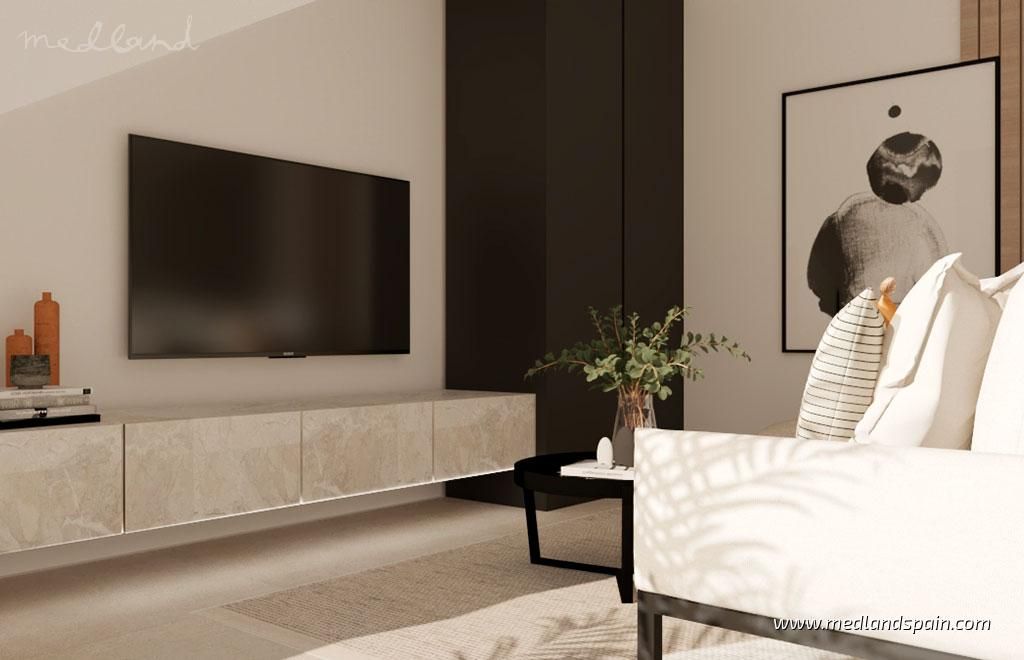 Living room of Apartment for sale in Alhama de Murcia  with Terrace, Storage room and Community pool