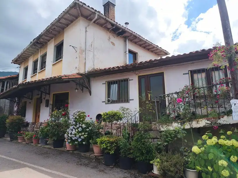 Vista exterior de Casa o chalet en venta en Belmonte de Miranda con Amueblado