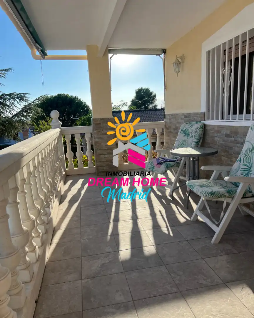 Vista exterior de Casa o chalet en venta en Madrid con Jardín privado