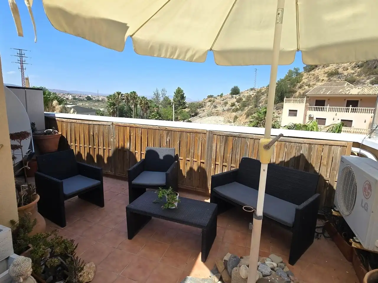Terrace of Detached homes for sale in Zurgena  with Air Conditioner, Terrace and Swimming Pool