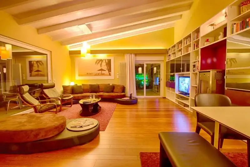 Sala de estar de Casa o chalet en venta en Lloret de Mar con Calefacción, Jardín privado y Piscina