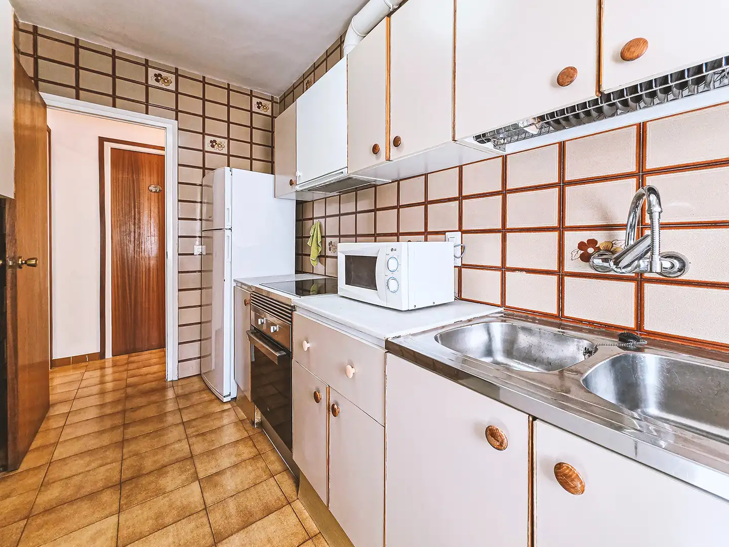 Cocina de Piso de alquiler en Sant Pol de Mar con Aire acondicionado, Calefacción y Amueblado